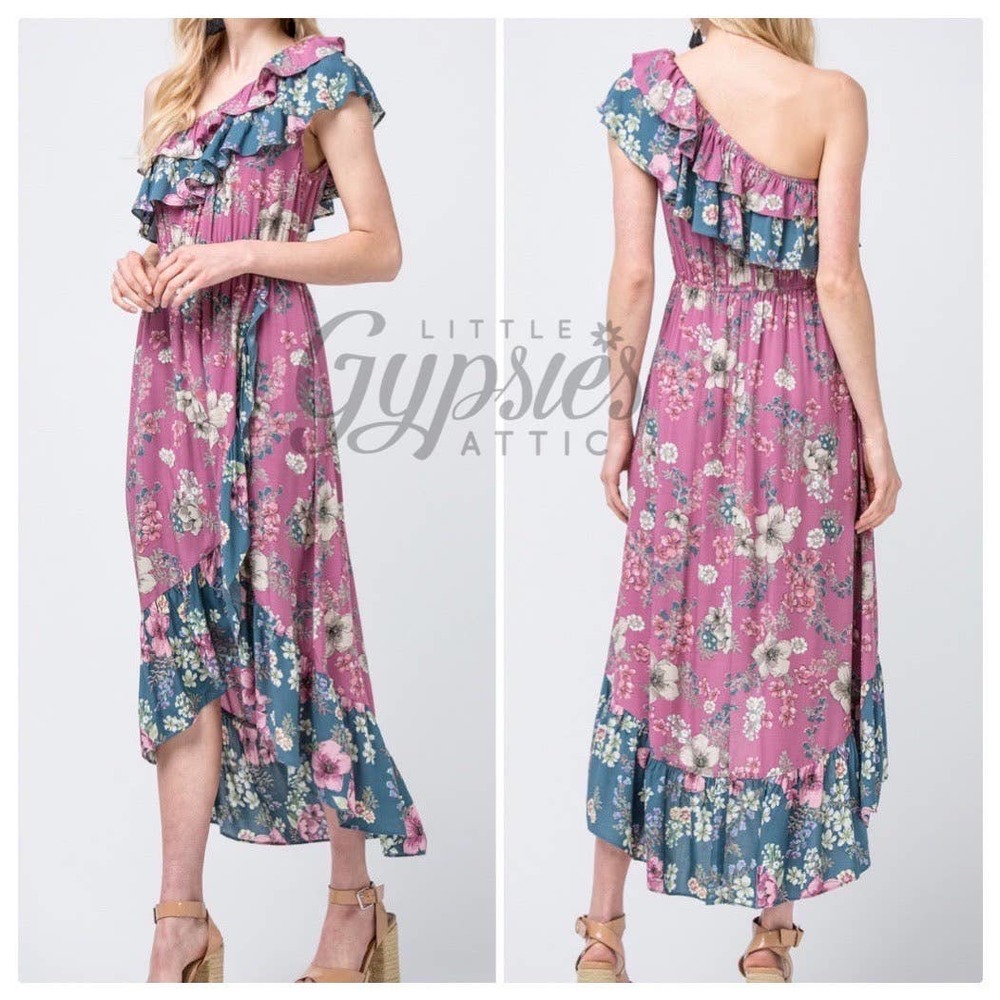 Entro Frolic in the Flowers Midi Dress - Picture 4 of 10